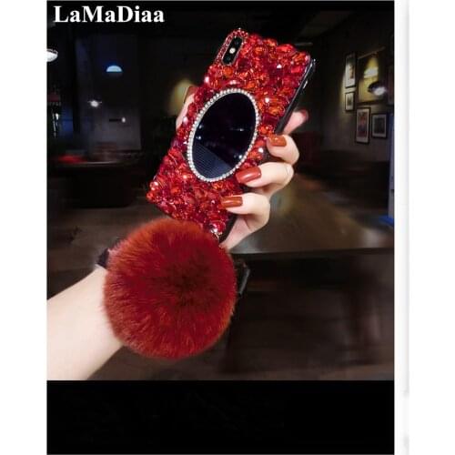 Luxury 3D Diamond Mirror Bling Cases For iPhone 11 Pro XS Max XR XS X 6 6s 8 7 Plus Samsung GalaxyS6 S7 S8 S9 S10 Plus Note5 8 9