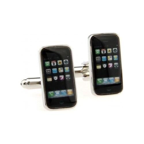 Black Phone Cufflink 15 Pairs Free Shipping