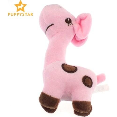 Toy For Pet Dogs Cats Toys Soft Safe Chew Toy Solid Plush Giraffe Toys For Dog Cat Training Pets Games Dogs Cats Products XX0003