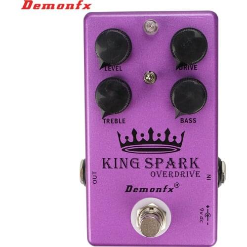 NEW High Quality Demonfx King Spark Overdrive 4-Knob With One Model Guitar Effect Pedal Overdrive With True Bypass