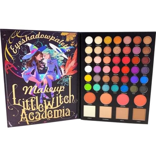 42 Colors Oil Painting Eyeshadow Palette Halloween Magic Eyeshadow 4 Blush 2 Highlights 2 Contour Eyeshadow Eyes Makeup Set