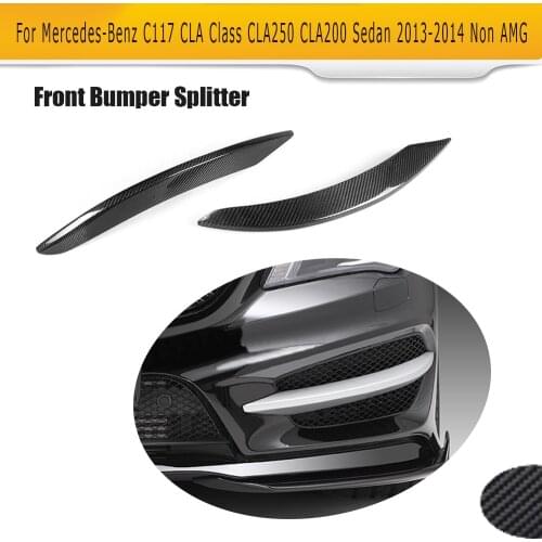 CLA Class Carbon Fiber front lamp decorations molding trim for Mercedes Benz C117 CLA250 CLA200 Sedan 2013 2014 2PCS