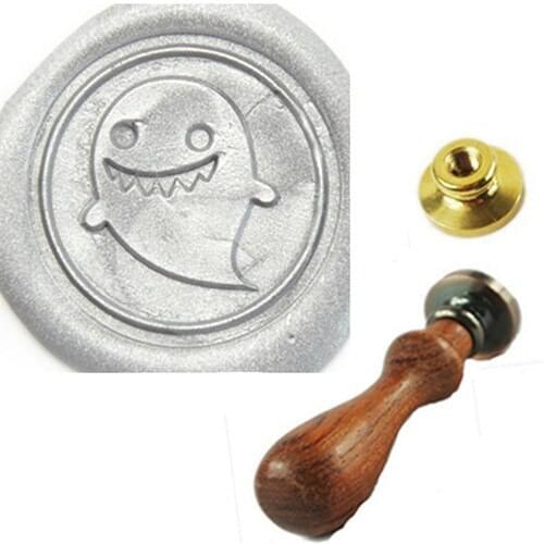 Personalized Name Customized Wax Seal Stamp, Personalized Wedding Invitation, Ghost Wax Seal Stamp