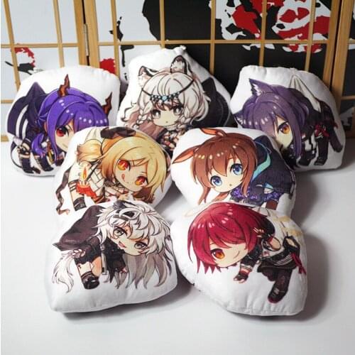 Arknights plush dolls Game Texas Exusiai Lappland SilverAsh Ifrit cosplay pillow toyss mini bag pendants 23cm gift