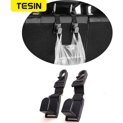 Car Seat Headrest Coat Hooks Backseat for Jeep Wrangler TJ JK JL JT Compass RenegadeInterior Accessories for Suzuki JImny 2019
