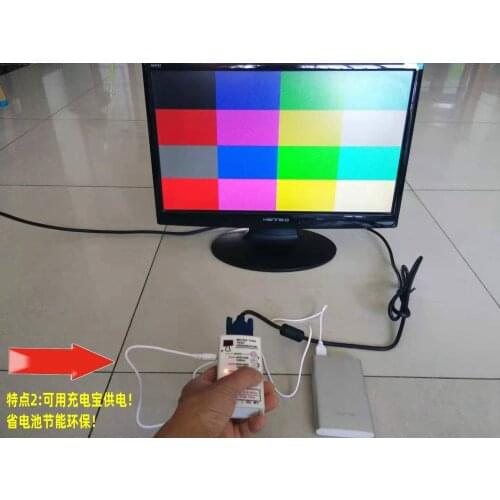 LCD Screen Tester TV Projector Repair Tool Display Signal Source VGA Generator