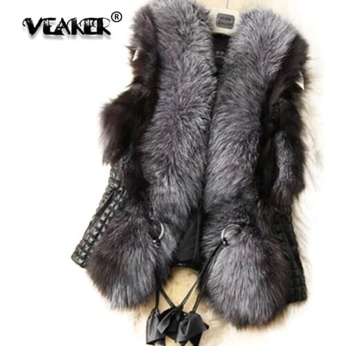 VEAKER Women's Leather Vests