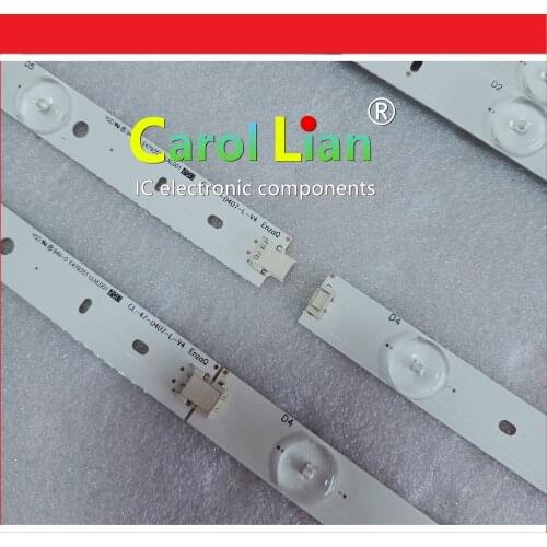 1SET=8PCS LED Strips R+L for Phi lips CL-47-D407-R-V4 CL-47-D407-L-V4 FOR 47PFL5708/F7 47PFG4109/78 47PFL3188 PT470H1-DUJFFE