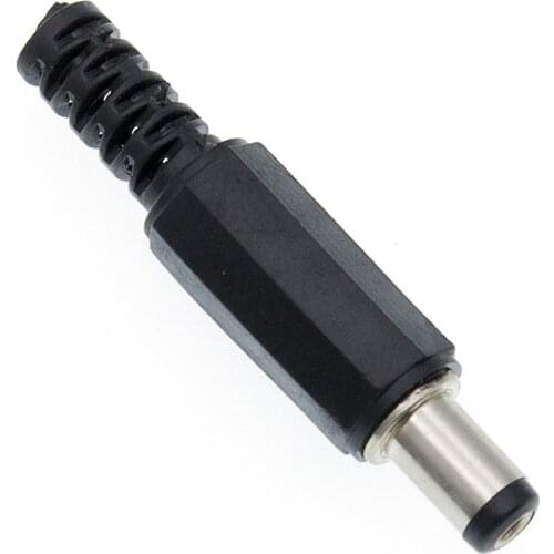 10Pcs DC Plug Male Electrical Socket Outlet DC-022 DC-005 DC055 DC Outlet 5.5X2.1MM 5.5*2.1