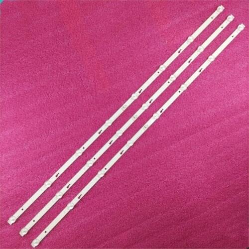 3pcs x 43 inch LED Backlight for TOSHIBA TCL TV JL.D43081330-140FS-M 43L1600C 43L2600C 43L26CMC L43E9600 8-LEDs 3V 755mm
