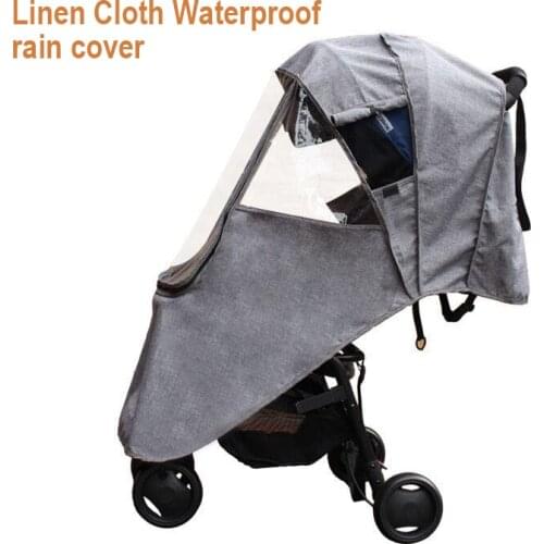 Baby Stroller Accessories Clear Rain Cover For Babyzen Yoyo Yoya PVC Safety Material Full Cover Universial Pram Accessory