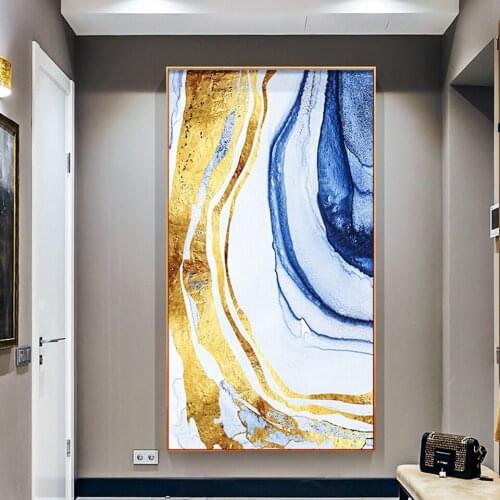 5d diamond painting abstract Flowing Color gold large size Diy diamond mosaic full drill diamond embroidery round rhinestones
