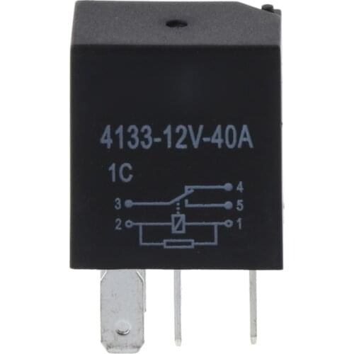 Automotive 12V 40A 5 Pin Relay Long Life Time Delay Automotive Relays For Car Automotive -v