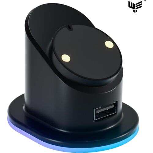 Pitta Studio Mouse Wireless Power Charging Dock Base RGB MOD for Logitech GPW GPX G903 G502 Superlight Electronic Sport Gamer