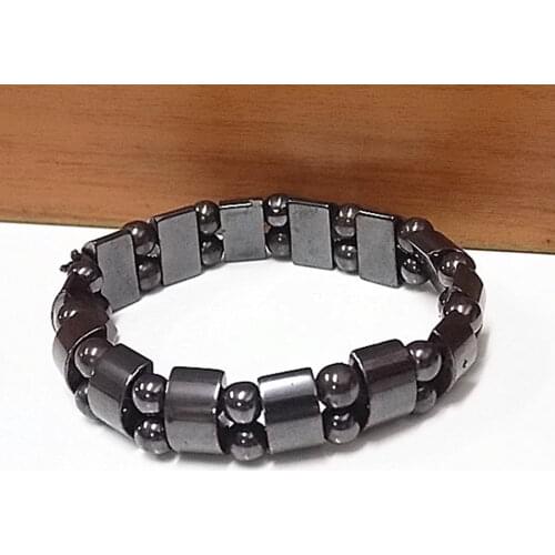 Double Hematite Tigers Eye Bracelets Men Tiger Eye & Hematite Charm Bracelets for Women Natural Energy Stone Bracelet Jewelry