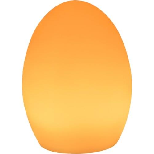D14*H19cm LED Egg Night Lights Rechargeable Cordless Decorative Luminous Table Lamps with 16 Colors Changing Remote Control