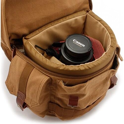 Large Capacity Canvas Photography Camera/Video Bag Outdoor Travel Photographer Photo Backpack for Canon/Nikon/Sony/Olympus DSLR