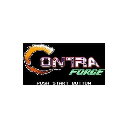 Contra Force 60 Pin Game Card Customized For 8 Bit 60pins Game Player