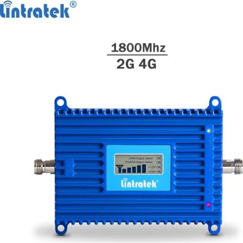Lintratek signal booster 4G 1800Mhz cellphone signal repeater 2G/4G 1800 GSM UMTS LTE mobile phone amplifier no antenna #5.3