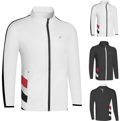 Summer New Golf Clothing Mens Sun Protection Clothing Sports Outdoor Leisure Thin Windbreaker Jacket High-Quality Tops