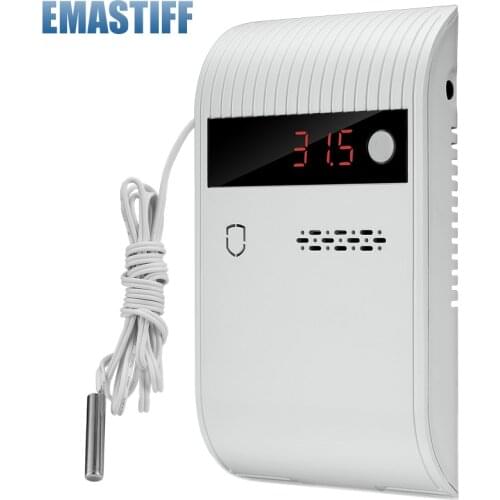 New wireless 433mhz sensor temperature detector LED display For G2B O2B W2B G5A home pstn GSM Alarm System 433MHz