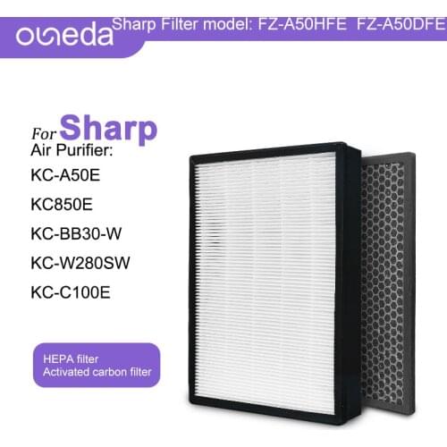 Sharp Air Purifier KC-F50 KC-D50 KC-E50 KC-G50 KC-50E1/E2 KC-500Y6/Y7/Y8 Sharp Air Purifier Filter FZ-D50HF FZ-D50DF Filter Dust