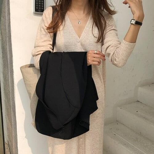 Single-breasted Korean Thick 2021 New Sweater Dress Women Knitted Warm Jumper Dresses Pollover Solid Winter Woman Autumn Blue