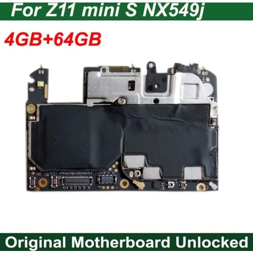 HAOYUAN.P.W Original Work Unlock Eletronic Panel Mainboard Motherboard Circuits FPC For ZTE Nubia Z11 mini S NX549j 4GB+64GB