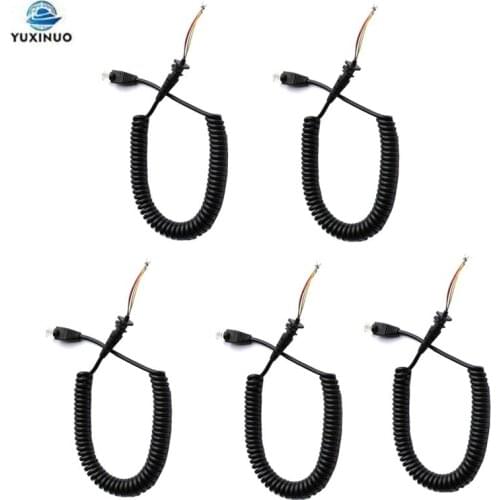 Lot 5PCS Replacement HMN3596A Speaker PTT Mic Microphone Cable for Motorola GM300 GM338 GM3188 GM3688 CDM750 Car Mobile Radio