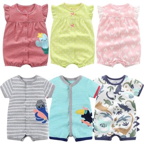 Romper for newborn baby boys unisex Baby clothes Ins short sleeve jumpsuit Summer Babies Halloween Costume Toddler Costume 2020