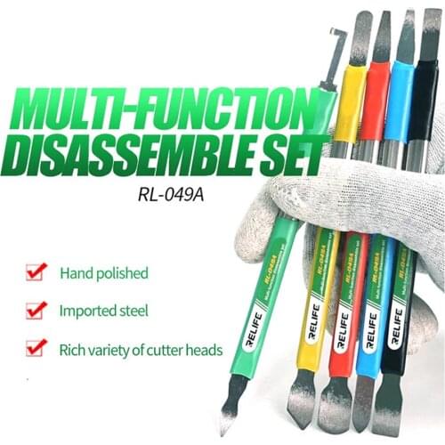 RL-101E RL-049A Non-Slip Metal Cutter Knife Set Multifunctionele CPU Separation Glue Remove tool For repair