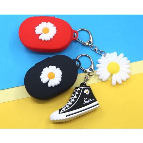 Cute Flower Silicone Cover for Xiaomi MI Redmi AirDots Case for Air Dots Wireless Bluetooth Earphone Case Headset Shell