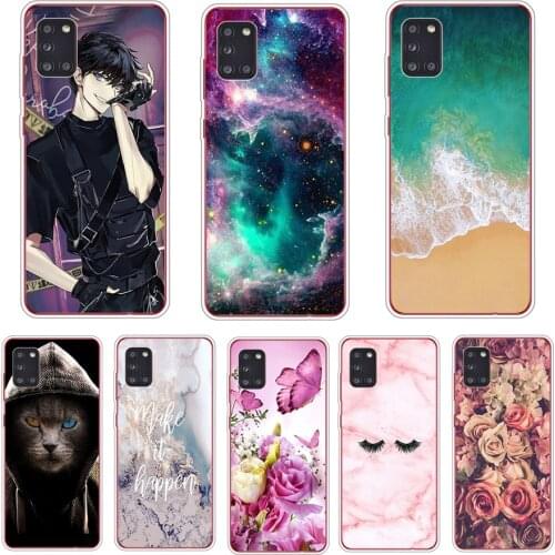 For Samsung Galaxy A31 Case Silicon Back Cover Phone Case For Samsung A31 Soft Case bumper coque protect