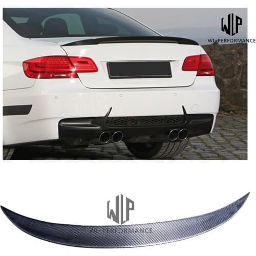 E92 E93 High Quality Full Carbon Fiber Rear Spoiler Car Styling Wings For BMW 3 Series E93 Car Body Kit 05-12