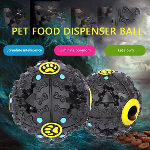 Soft Pet Dog Toys Funny Interactive Elasticity Ball Dog Chew Toy For Dog Tooth Clean Ball Of Food Pet Accessories