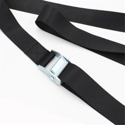 Pressure buckle nylon strapping baggage fixing belt cargo binding belt transportation fixing strap 5cm 4 meters