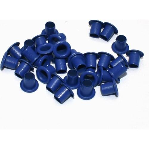 Eyelet Grommets Navy Blue 2mm Grommets Metal Eyelet with Washers for Leather Craft Shoes Bag Making Hardware DIY Accessories
