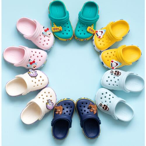 Toddler slippers 2020 Summer Toddler Flip Flops Baby Indoor Slippers Beach Swimming Slippers slippers kids animal flats