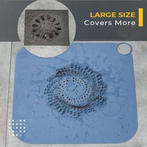 Mintiml Floor Drain Cover Anti Clogging Silicone Filter Screen Household Floor Drain Pad for Kitchen Bathroom Sink