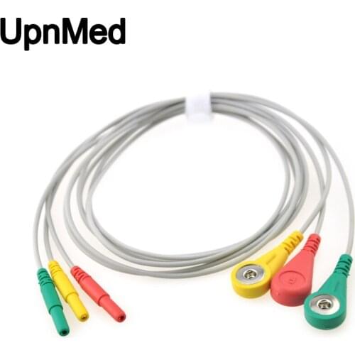 Din 3 Lead Leadwires,Snap,IEC