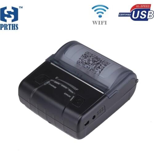 Wifi 80mm portable mini thermal receipt printer with battery and SDK support multi-language mobile POS