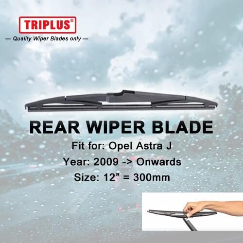 Rear Wiper Blade for Opel Astra J (2010-now) 1pc 12" 300mm,Car Rear Windscreen Wipers,Back Windshield Wiper Blades Vauxhall