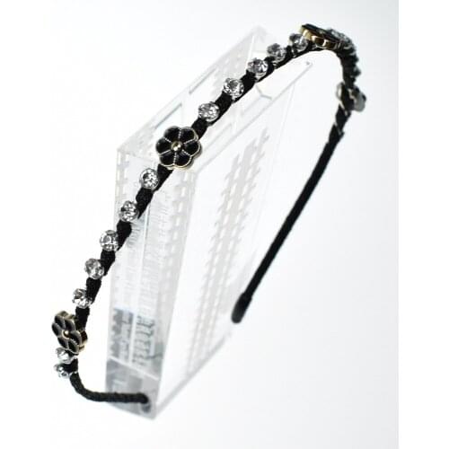 Korean Candy Color Small Flower Star Rhinestone Headband Fashional Shining Hair Accessories for Cute Girls Women