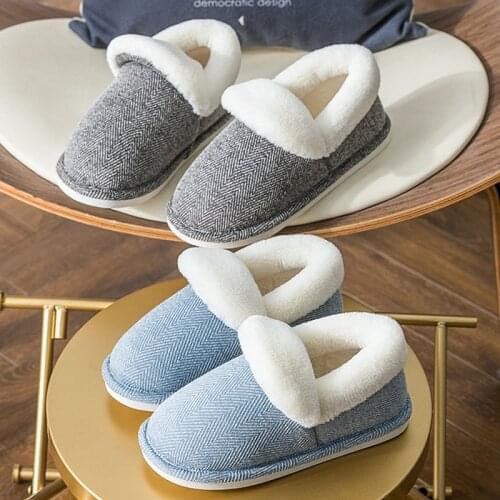 Winter Woman Big Heel Shoes Pregnancy Must Haves Confinement Shoes Warm Soft Memory Foam Cloud Suitable Indoor and Outdoor