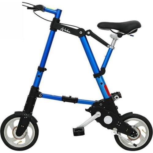 12 Inch Wheel Portable Bicycle Lightweight Bike, Creative Mini Bike Park Transit Vehicles Ultra Light Leisure Street Cycling