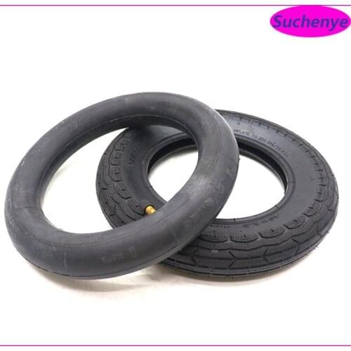 10 inch Inner+Outer Tires 10x 2.50 with bent / Straight Valve For Tricycle Bike Schwinn Kids 3 Wheel Stroller scooter
