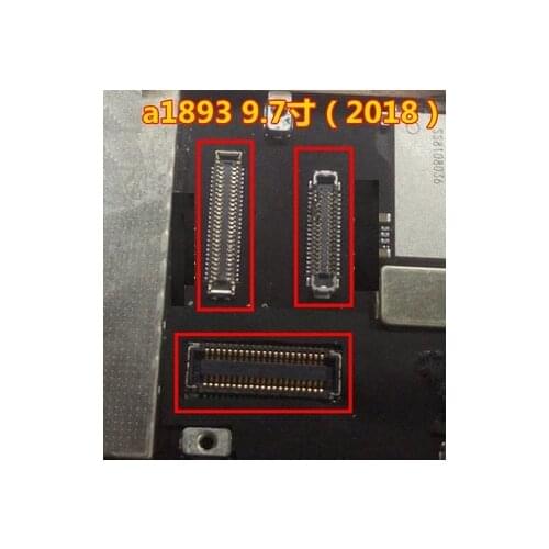 10pcs For Ipad 6 2018 9.7 A1893 A1954 LCD Display Connnector Touch Screen Digitizer Connector Contact On logic Board