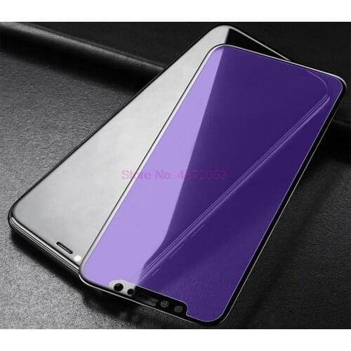 1000pcs 0.23mm 3D Curved Tempered Glass for iPhone X Soft Edge High Definition Anti Blue Light Screen Protector for iPhone XS