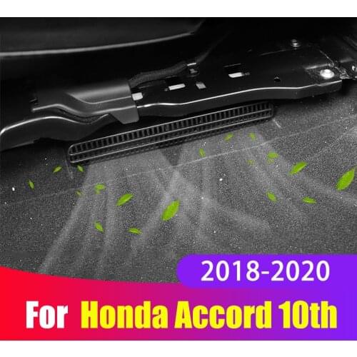 2pcs Car Rear Seat Air Condition Duct Outlet Covers For Honda Accord X 10th 2018 2019 2020 Accessories