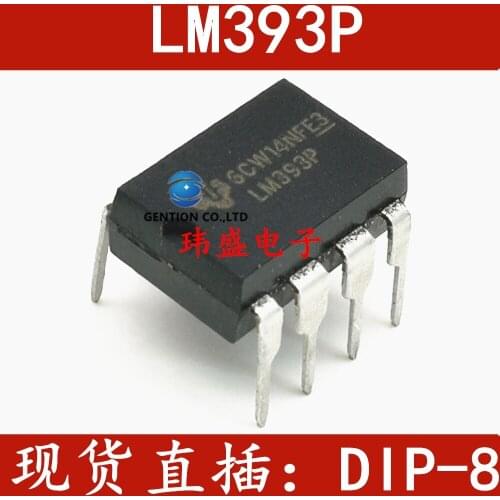 20PCS LM393P DIP-8 low power voltage comparator LM393 IC chip in stock 100% new and original